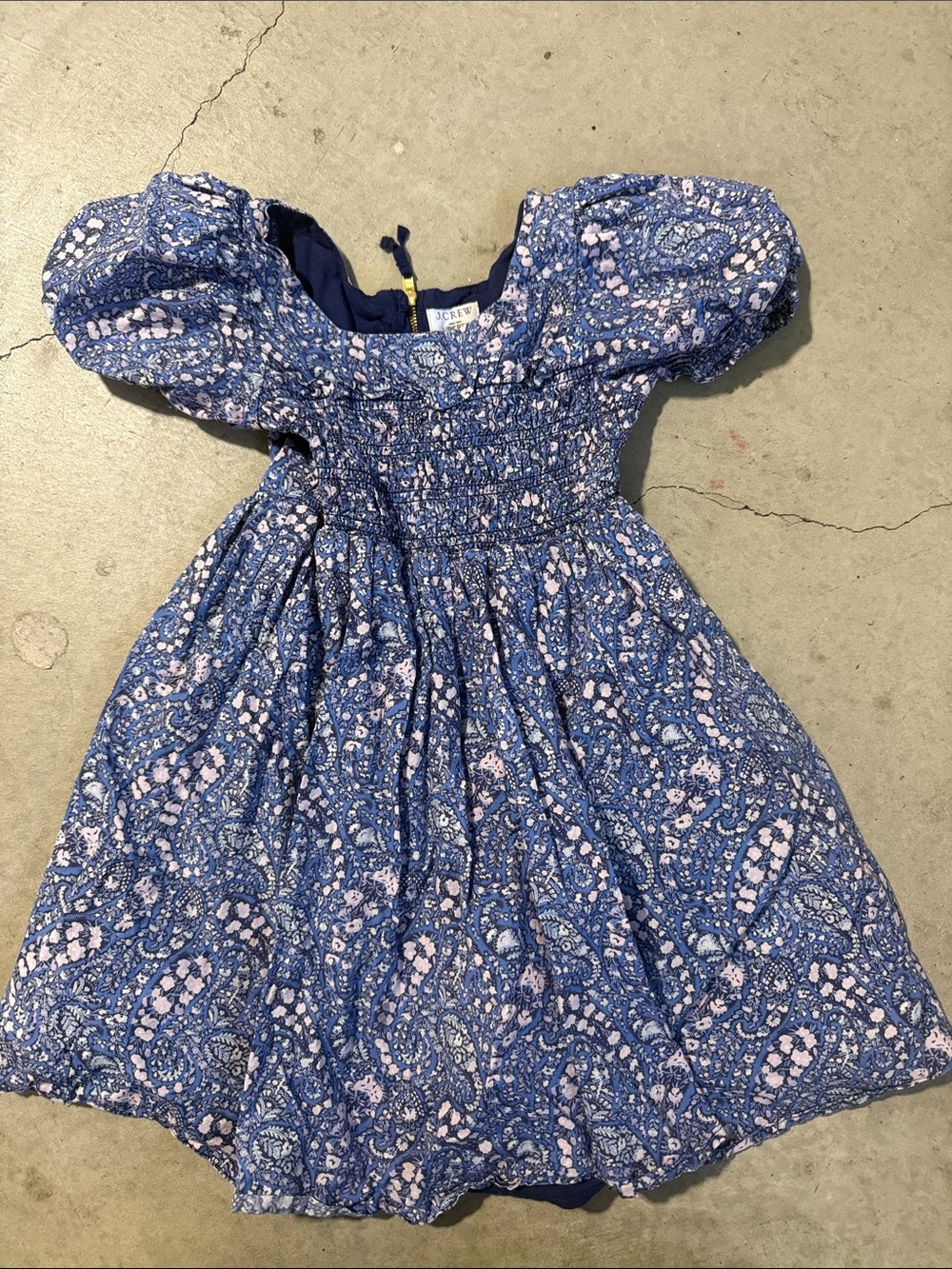 J. Crew Girls' smocked squareneck dress in Liberty® Bourton Bloom fabrics
